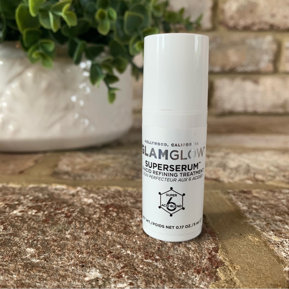 ✨$4✨ Glam Glow | SUPERSERUM 6-Acid Refining Treatment | Travel Mini